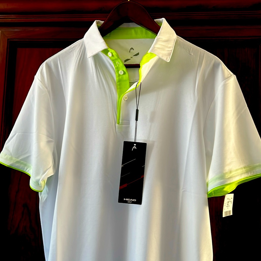 Brand New Head Golf UV Protection, Memory Stretch, Moisture Wicking Cooling Polo